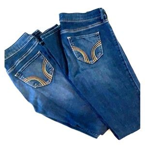 Hollister jeans size 27 x29 and size 27x31